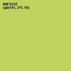 #BFD35F - Celery Color Image