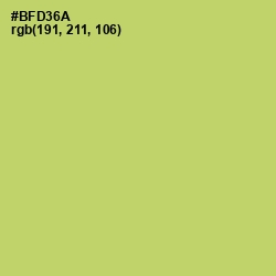 #BFD36A - Wild Willow Color Image