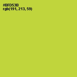 #BFD53B - Key Lime Pie Color Image