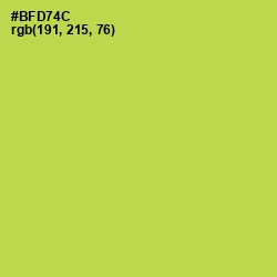 #BFD74C - Conifer Color Image