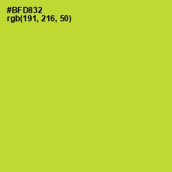 #BFD832 - Key Lime Pie Color Image