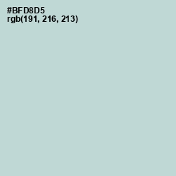 #BFD8D5 - Jet Stream Color Image