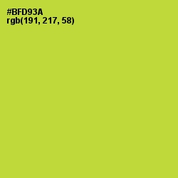 #BFD93A - Key Lime Pie Color Image