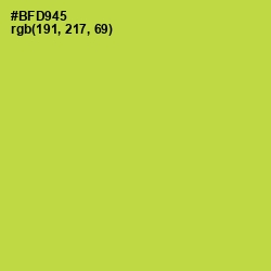 #BFD945 - Conifer Color Image