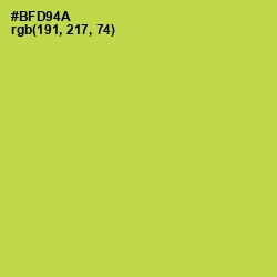 #BFD94A - Conifer Color Image