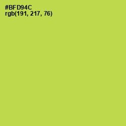 #BFD94C - Conifer Color Image