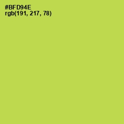 #BFD94E - Conifer Color Image