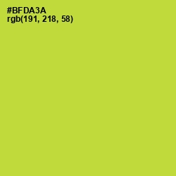 #BFDA3A - Key Lime Pie Color Image