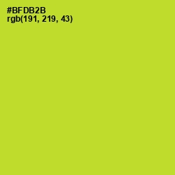 #BFDB2B - Key Lime Pie Color Image