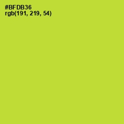 #BFDB36 - Key Lime Pie Color Image