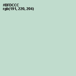 #BFDCCC - Surf Color Image