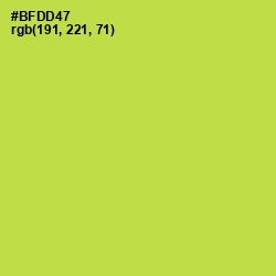 #BFDD47 - Conifer Color Image