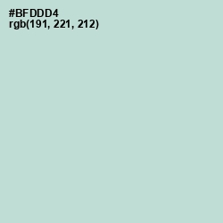 #BFDDD4 - Jet Stream Color Image