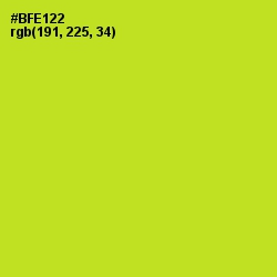 #BFE122 - Green Yellow Color Image