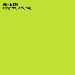 #BFE136 - Green Yellow Color Image