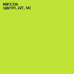 #BFE336 - Green Yellow Color Image