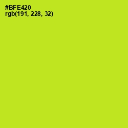 #BFE420 - Green Yellow Color Image