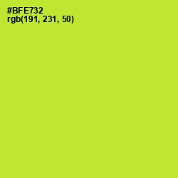 #BFE732 - Green Yellow Color Image