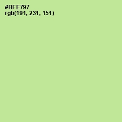 #BFE797 - Moss Green Color Image