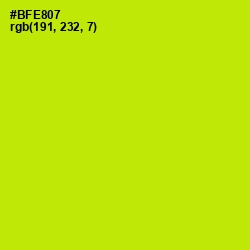 #BFE807 - Inch Worm Color Image