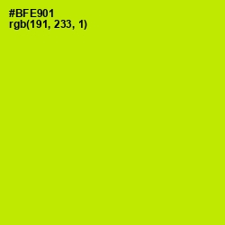 #BFE901 - Lime Color Image