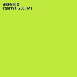 #BFE93D - Green Yellow Color Image