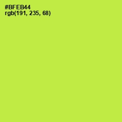 #BFEB44 - Conifer Color Image