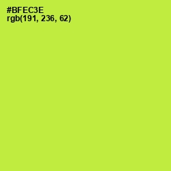 #BFEC3E - Green Yellow Color Image