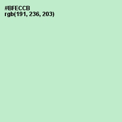 #BFECCB - Fringy Flower Color Image