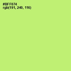#BFF074 - Wild Willow Color Image