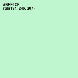 #BFF6CF - Cruise Color Image