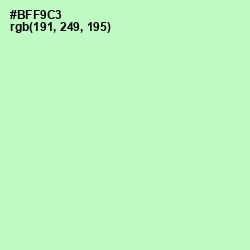 #BFF9C3 - Padua Color Image