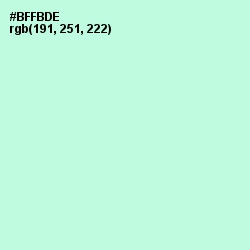 #BFFBDE - Cruise Color Image