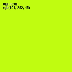 #BFFC0F - Lime Color Image