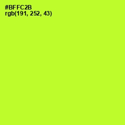 #BFFC2B - Green Yellow Color Image