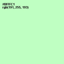 #BFFFC1 - Magic Mint Color Image