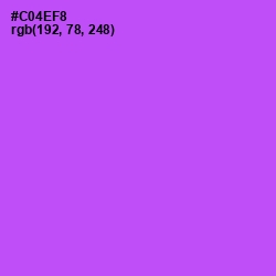 #C04EF8 - Heliotrope Color Image