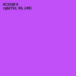 #C050F9 - Heliotrope Color Image