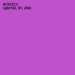 #C051CC - Fuchsia Pink Color Image