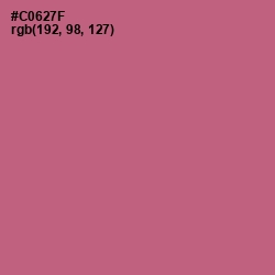 #C0627F - Contessa Color Image