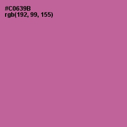 #C0639B - Charm Color Image