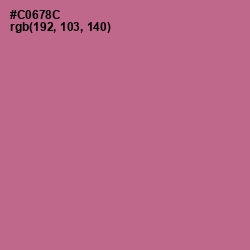 #C0678C - Charm Color Image