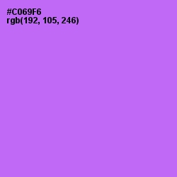 #C069F6 - Heliotrope Color Image