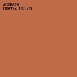 #C06A4A - Raw Sienna Color Image