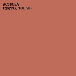 #C06C5A - Raw Sienna Color Image