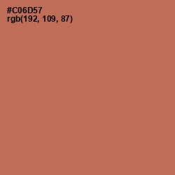 #C06D57 - Raw Sienna Color Image