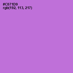 #C071D9 - Orchid Color Image