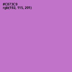 #C073C9 - Orchid Color Image