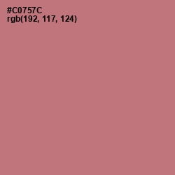 #C0757C - Contessa Color Image