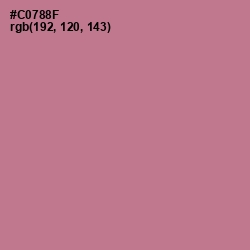 #C0788F - Charm Color Image